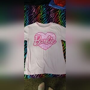 Barbie Pink Logo Kids T-Shirt